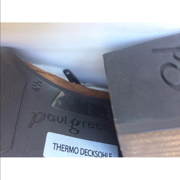 COPY - Paul Green women Brown Suede Ankle Boot Block heel 10 - Picture 11 of 12